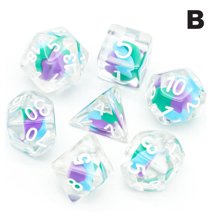 Ensemble de dés polyédriques Dragon Swirl Candy
