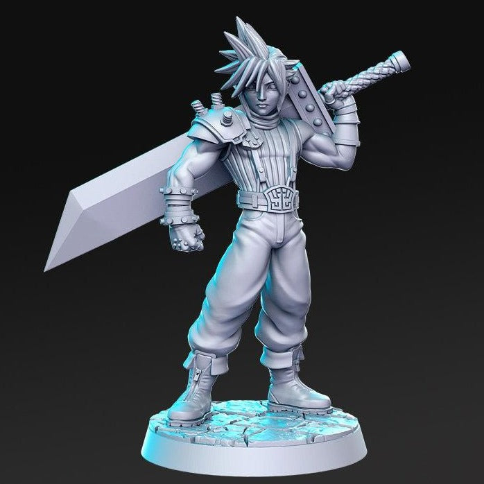 Claude | 32mm or 28mm Fantasy Miniature | D&D | Tabletop Games | RN Estudio