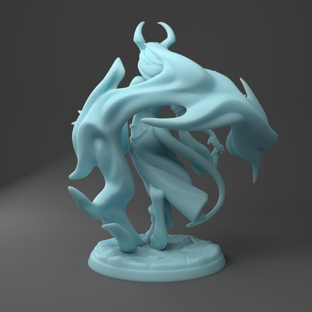 Alytress - Grand Warlock | 32mm or 28mm Fantasy Miniature | D&D | Twin Goddess