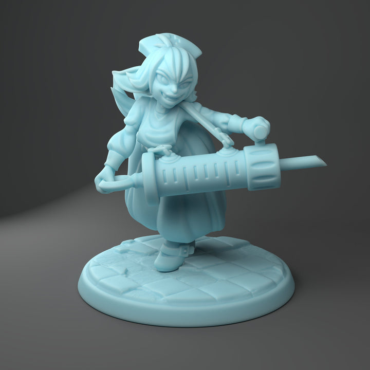 Needles The Goblin Nurse | Resin Fantasy Miniature | D&D | Tabletop Games | Twin Goddess