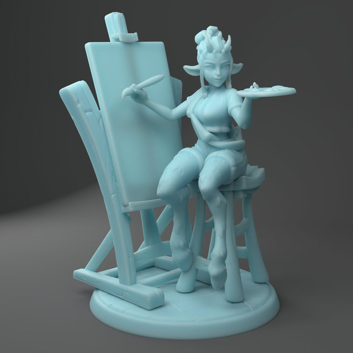 Art Satyr | Resin Fantasy Miniature | D&D | Tabletop Games | Twin Goddess