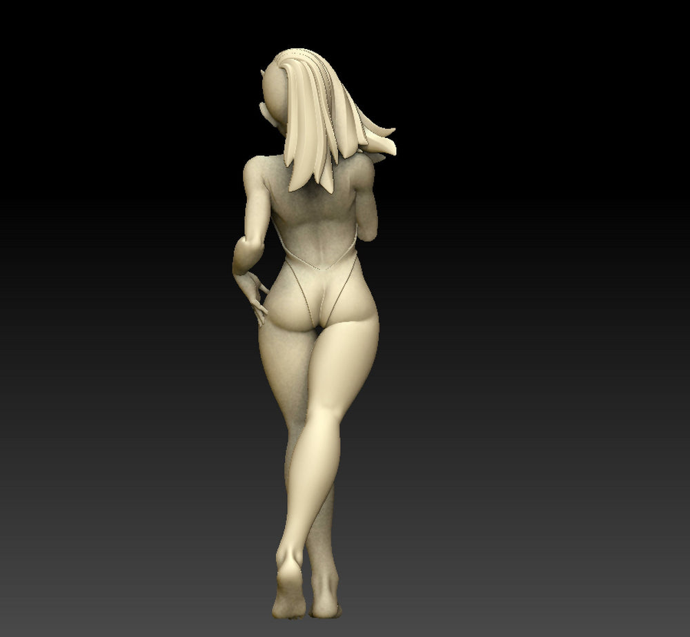 Succubus Girl | Pinup | Fantasy Resin Miniature | DnD Miniatures | Dungeons & Dragons | Pathfinder | RPG | Tabletop