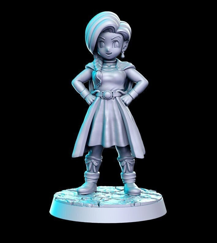 Sybill | Classic JRPG  |  32mm or 28mm Fantasy Miniature | D&D | Tabletop Games | RN Estudio