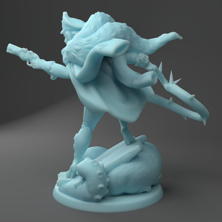 Karina, StarCommander | Resin Fantasy Miniature | D&D | Tabletop Games | Twin Goddess