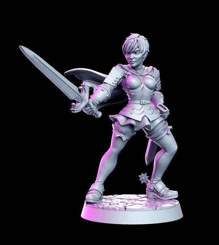 Cleto | Classic JRPG  |  32mm or 28mm Fantasy Miniature | D&D | Tabletop Games | RN Estudio