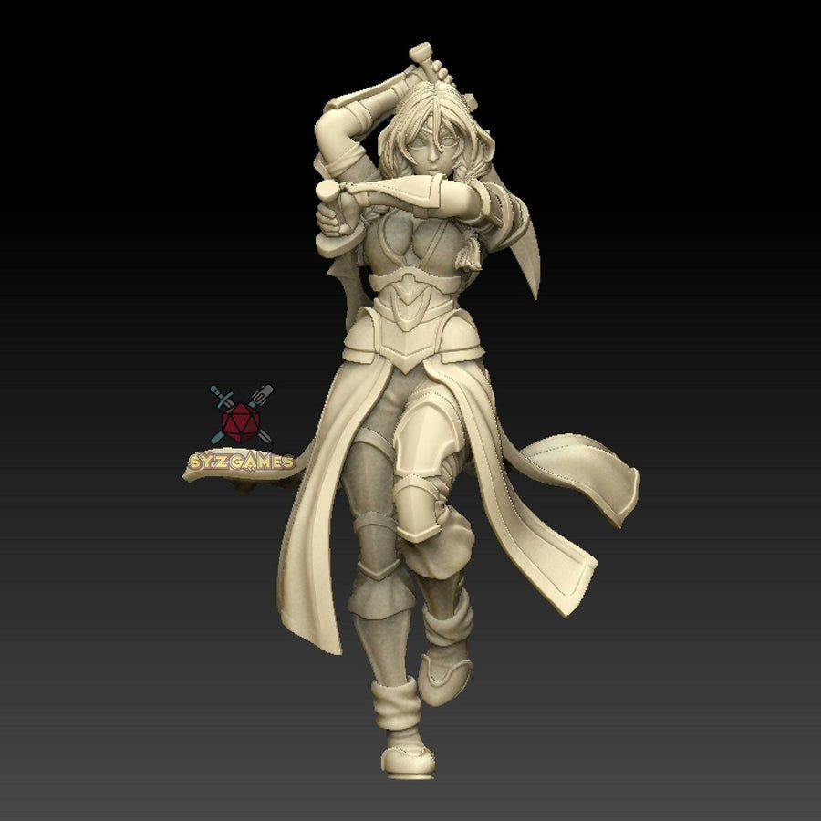 Ninja Girl Pinup | 32mm or 75mm Fantasy Resin Miniature | DnD Miniatures | RPG | Tabletop Game