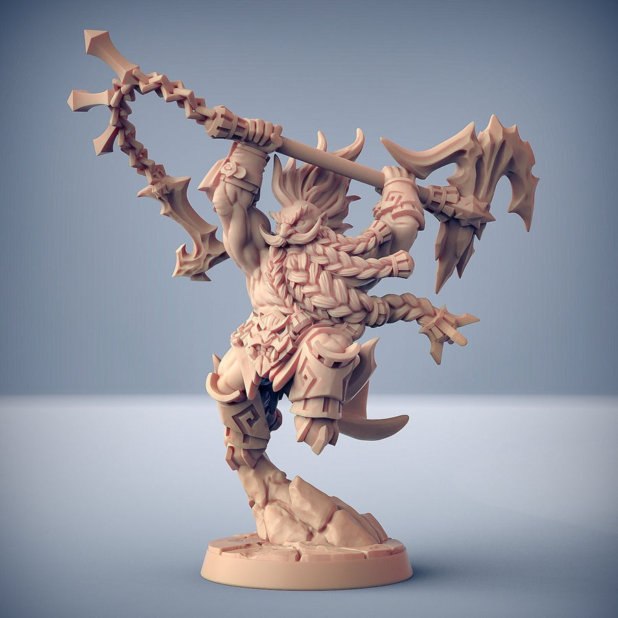 Gundrof Ragingfire | Fantasy Resin Miniature | DnD Miniatures | RPG | Tabletop Game | Artisan Guild