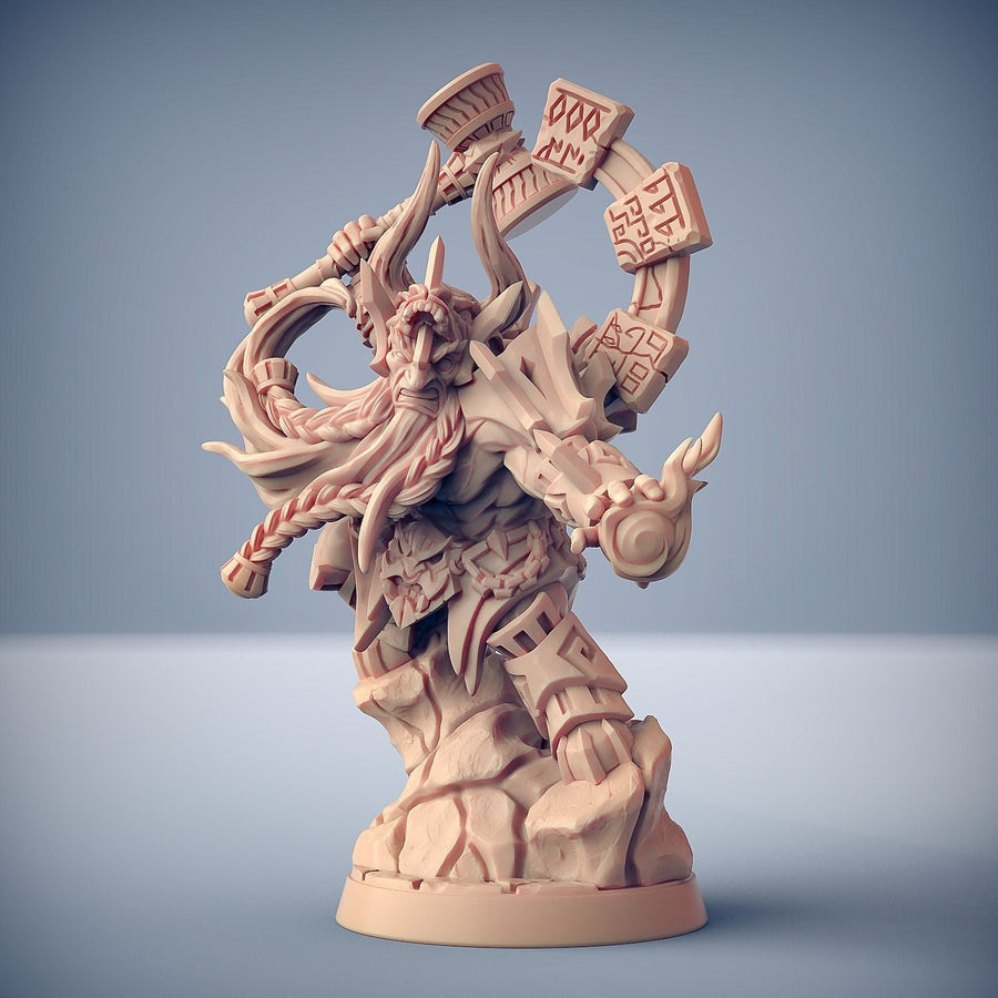 Runakk Forgemaster | Fantasy Resin Miniature | DnD Miniatures | RPG | Tabletop Game | Artisan Guild