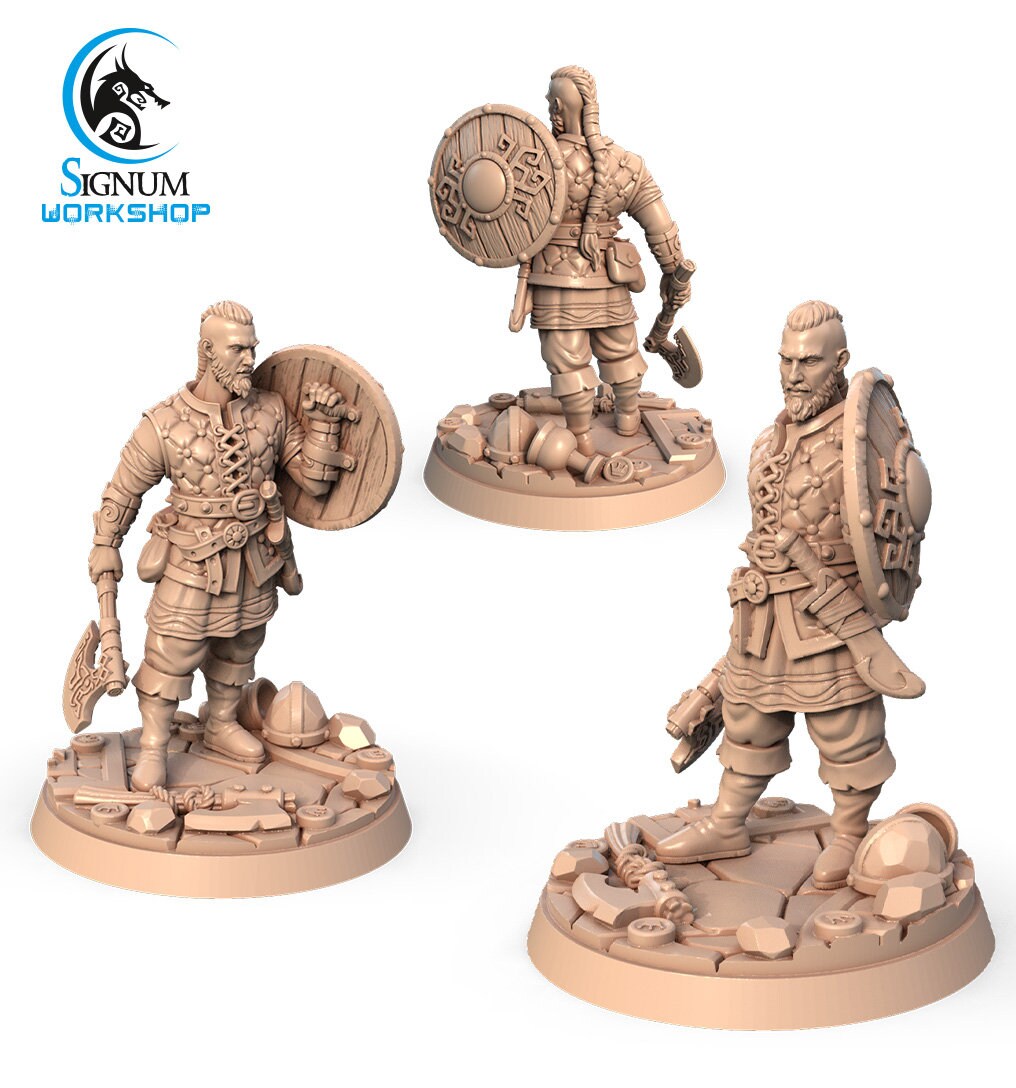 Bjorn, the Bear's Paw | Fantasy Resin Miniature | DnD Miniatures | Tabletop Games | RPG |  Signum Workshop