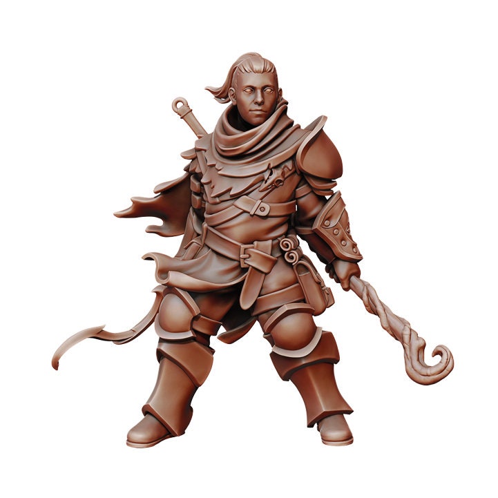 Warlock | Fantasy Miniature | Dungeons and Dragons | DnD Miniatures | Tabletop Game | RPG | Pathfinder |  Manuel Boria