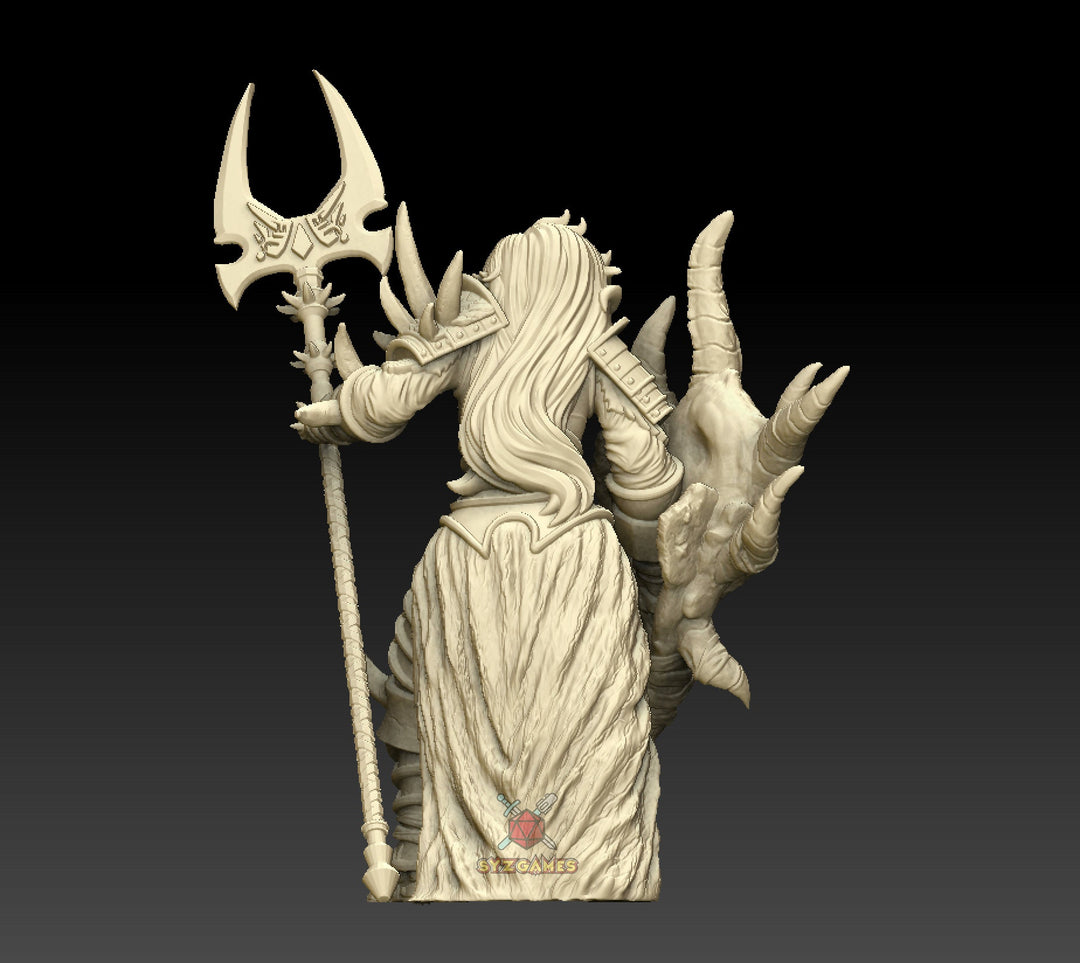 Dragon Huntress | Fantasy Resin Miniature | DnD Miniatures | RPG | Tabletop
