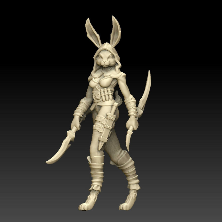 Harengon, Rogue | Fantasy Resin Miniature | DnD Miniatures | RPG | Tabletop Game