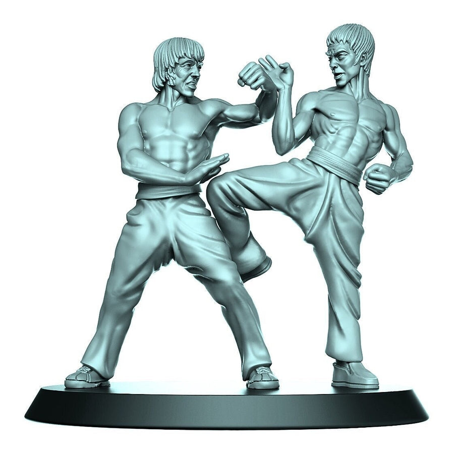 Iron and Water, Fighters | Resin Miniature | DnD Miniatures | Dungeons & Dragons | Pathfinder | RPG | Tabletop | RN Estudio