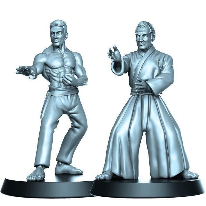 Van and Sil, Fighters | Resin Miniature | DnD Miniatures | Dungeons & Dragons | Pathfinder | RPG | Tabletop | RN Estudio