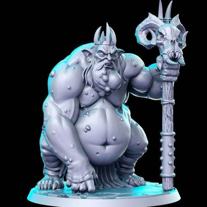 The Goblin King | Fantasy Miniature | Dungeons & Dragons | Pathfinder | RPG | Tabletop | RN Estudio
