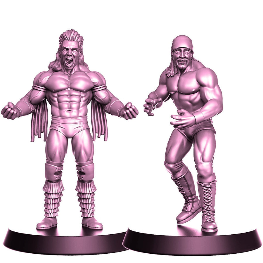 Ultimate and Hog, Fighters | Resin Miniature | DnD Miniatures | Dungeons & Dragons | Pathfinder | RPG | Tabletop | RN Estudio