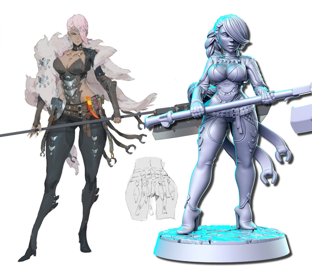 Neokingdom A | 32mm or 28mm Fantasy Miniature | D&D | Tabletop Games | RN Estudio