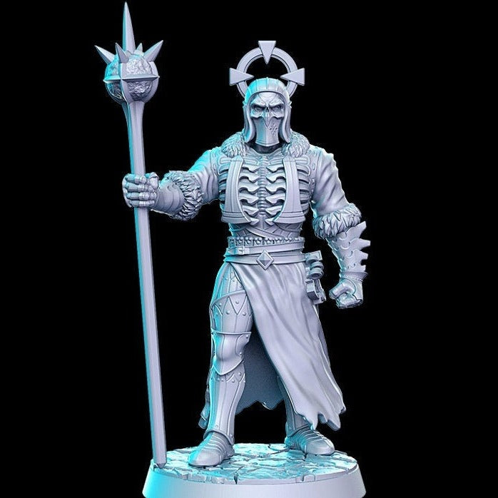Anthiriel, Elven Deathpriest  |  32mm or 28mm Fantasy Miniature | D&D | Tabletop Games | RN Estudio