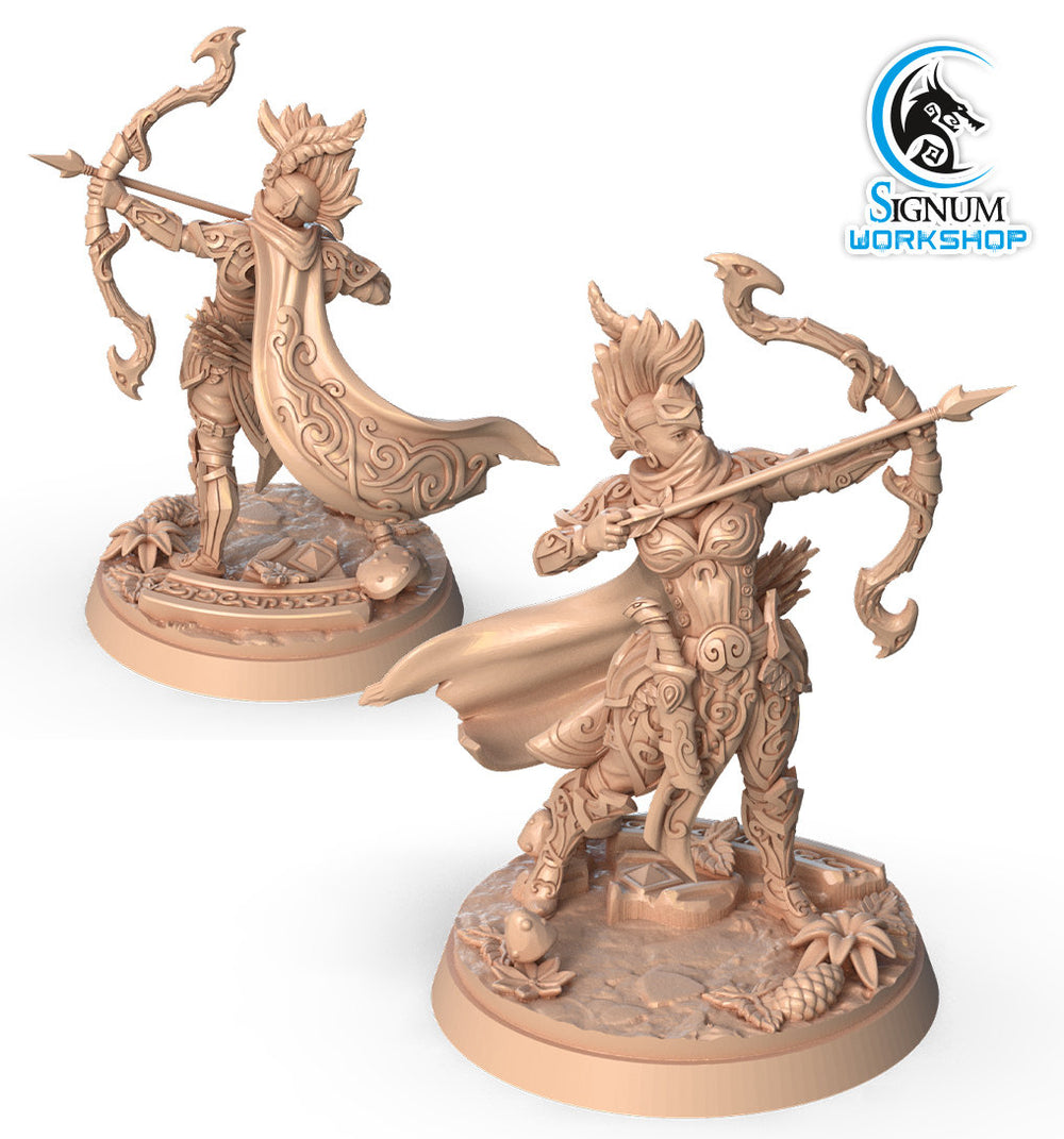 Caltael, the Sentinel Archer |  Fantasy Miniature | D&D | Tabletop Games | RPG |  Signum Workshop