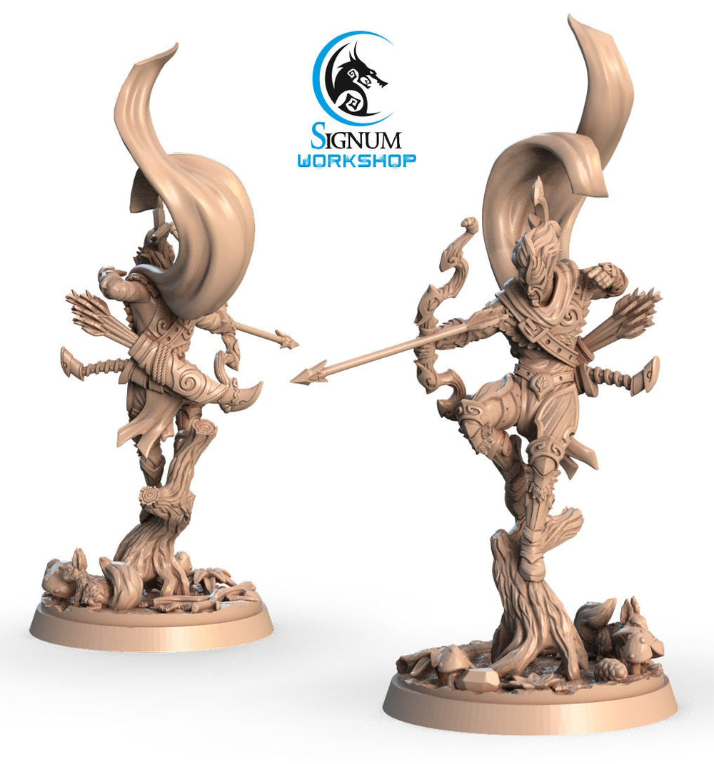 Aridan, the Hunter |  Fantasy Miniature | D&D | Tabletop Games | RPG |  Signum Workshop