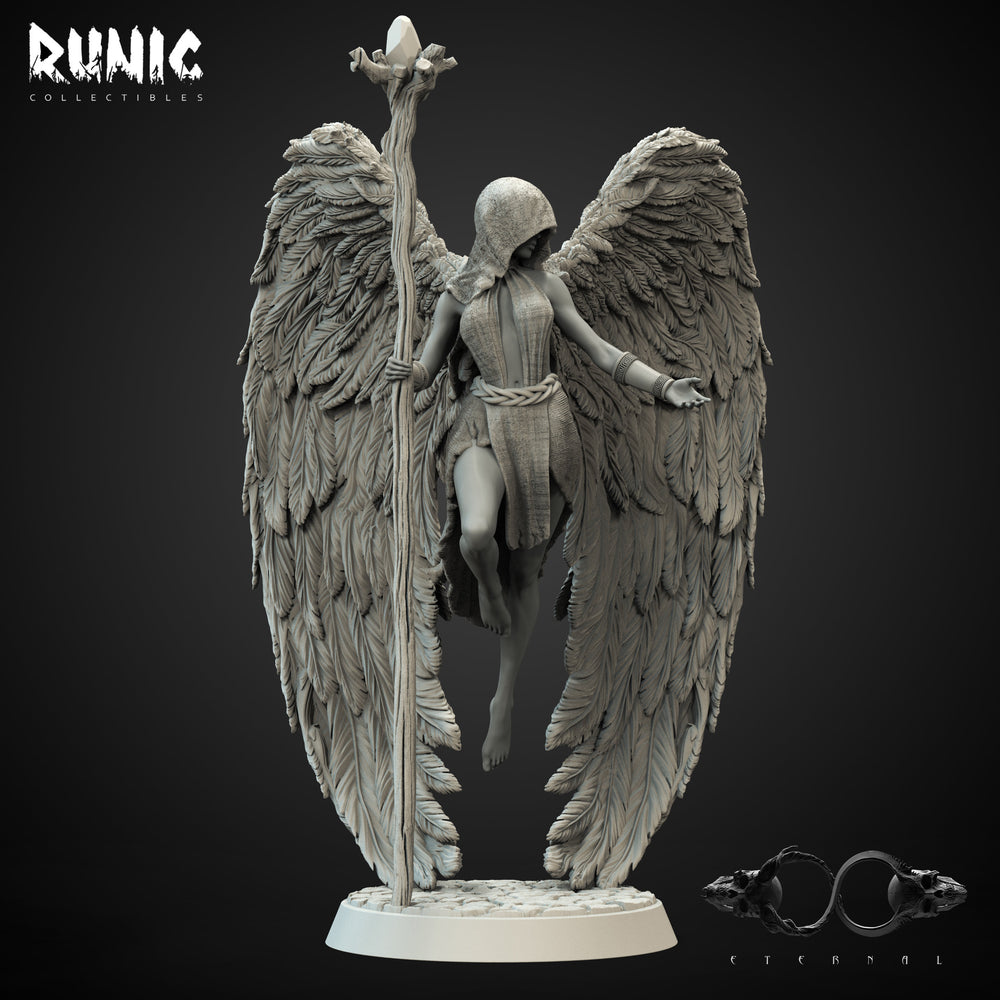 Althea, Angel of Charity | 32mm or 75mm Fantasy Miniature | DnD Miniature | Dungeons and Dragons | Tabletop | Pathfinder | Role Playing