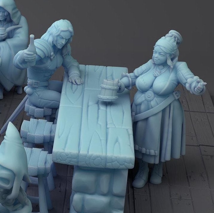 Jerry | Fantasy Miniature | Dungeons and Dragons |D&D | Tabletop | Twin Goddess