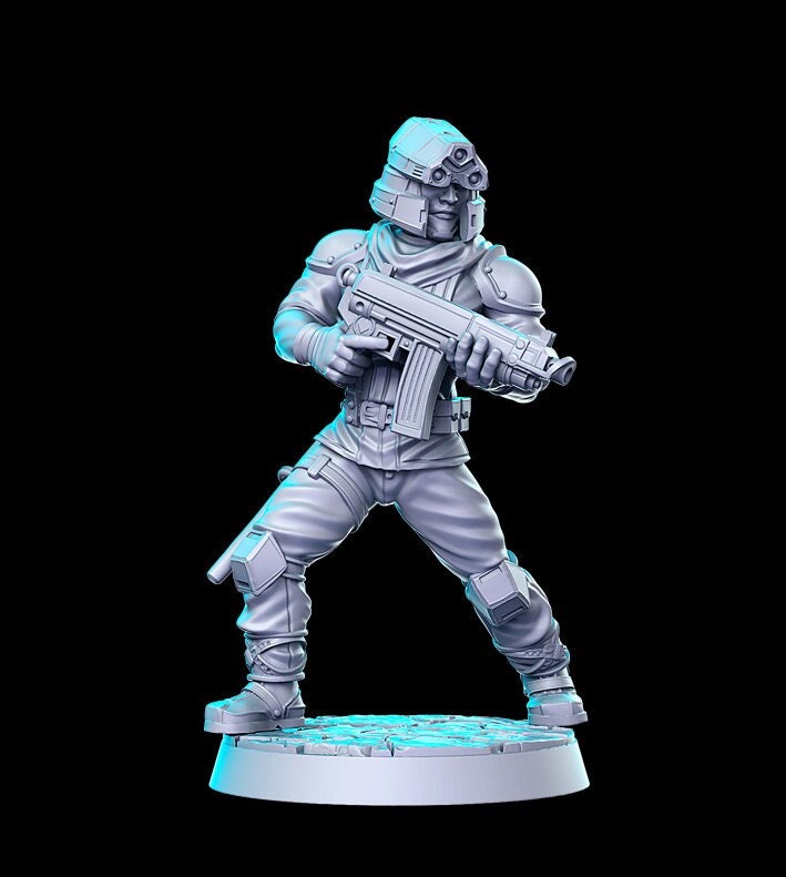 Soldier of the order | Classic JRPG | 32mm or 28mm Fantasy Miniature | D&D | Tabletop Games | RN Estudio