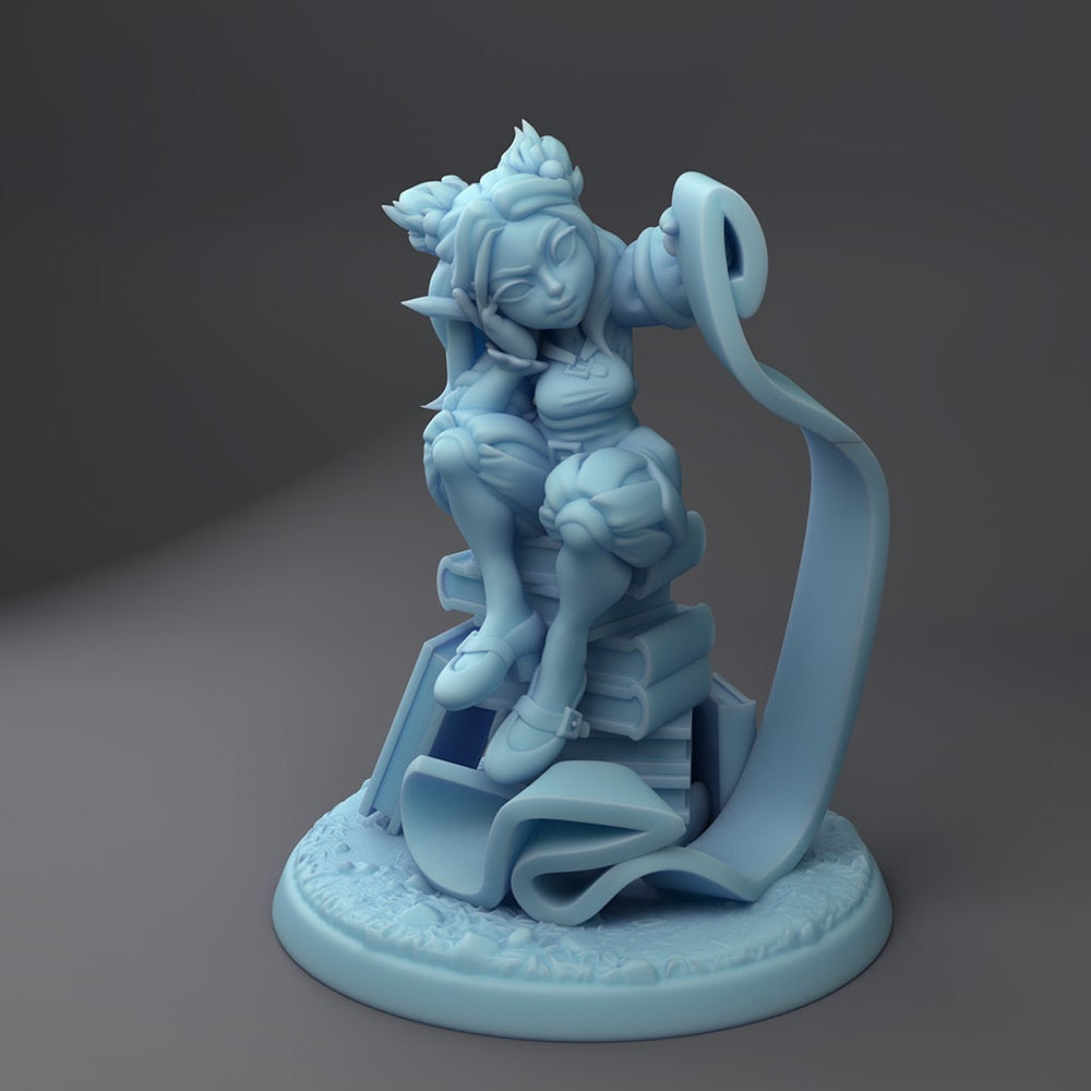 Brackle Gnome Cataloger | Fantasy Miniature | D&D | Tabletop | Twin Goddess