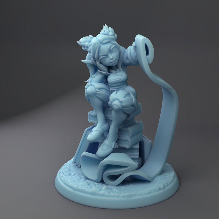 Brackle Gnome Cataloger | Fantasy Miniature | D&D | Tabletop | Twin Goddess