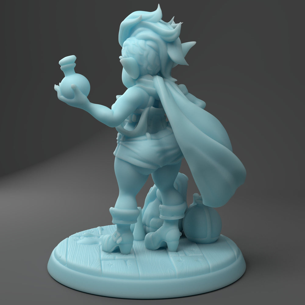 Goldie, The Goblin Alchemist | Fantasy Miniature | D&D | Tabletop | Twin Goddess