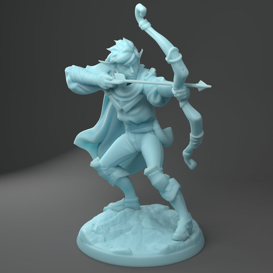 Velwyn, the Elf Ranger | Fantasy Miniature | D&D | Tabletop | Twin Goddess