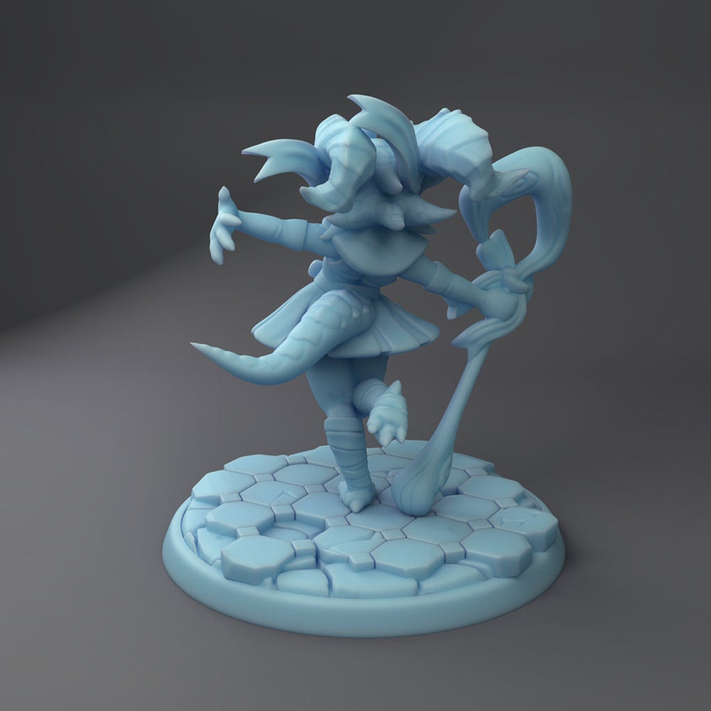 Sailor Toril - Kobold Magical Girl | Fantasy Miniature | D&D | Tabletop | Twin Goddess