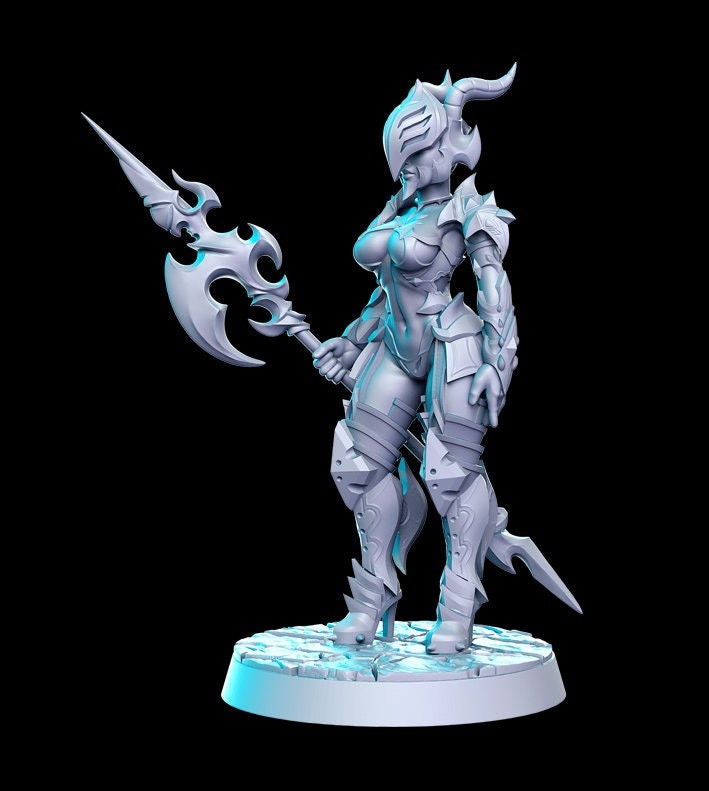 Dragonguard Trooper | 32mm or 28mm Fantasy Miniature | Dungeons & Dragons | Pathfinder | RPG | Tabletop | RN Estudio