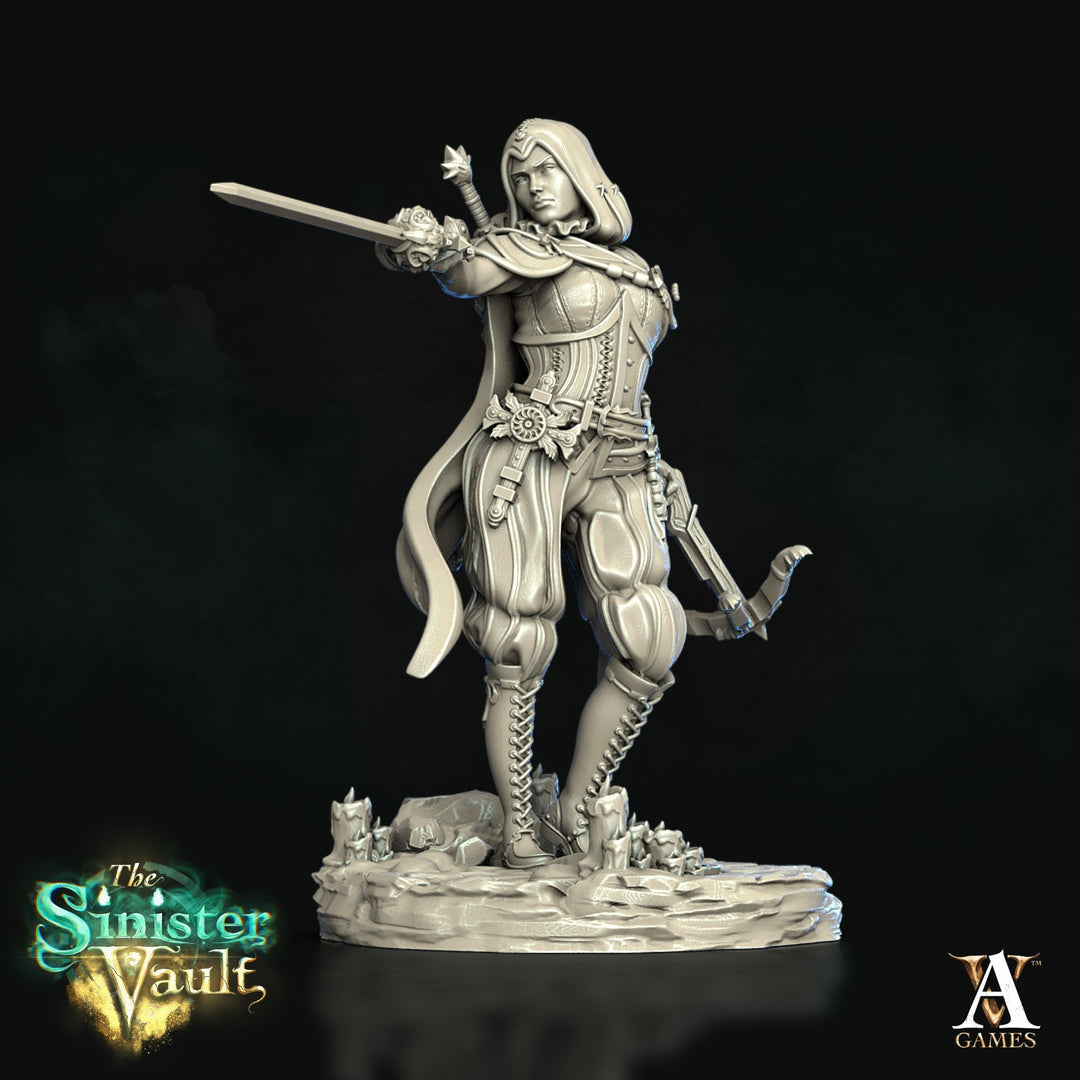 Isabetta of the Dawn | Fantasy Resin Miniature | D&D | RPG | Tabletop Game | Archvillain Games