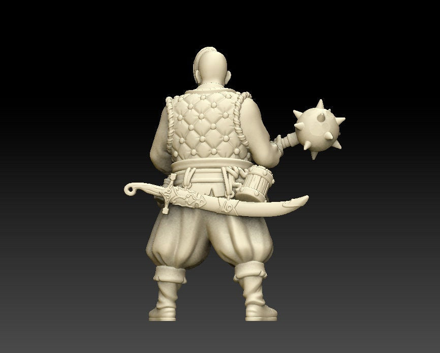 Gniewomir the strong Fist | Fantasy Resin Miniature | DnD Miniatures | Tabletop Games | RPG |  Signum Workshop