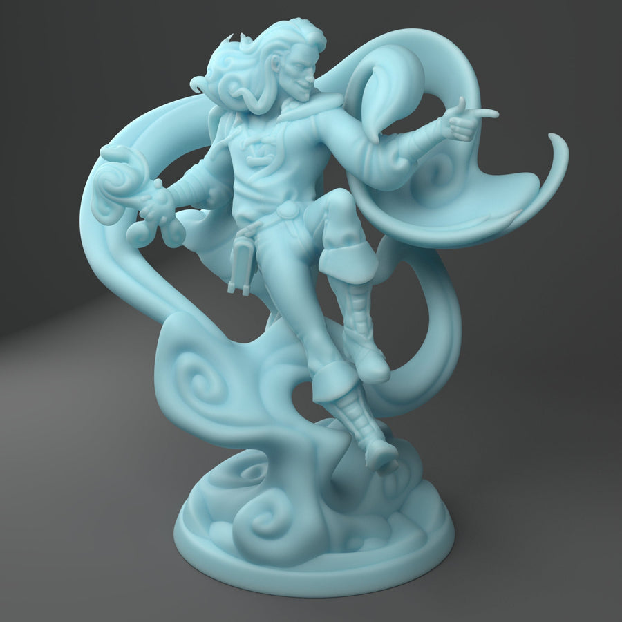 Esteban, The Human Wizard | Fantasy Miniature | D&D | Tabletop | Twin Goddess