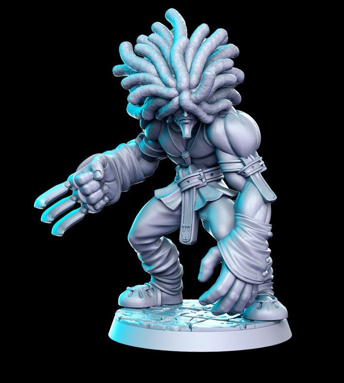 Damur | 32mm or 28mm Fantasy Miniature | Dungeons & Dragons | Pathfinder | RPG | Tabletop | RN Estudio