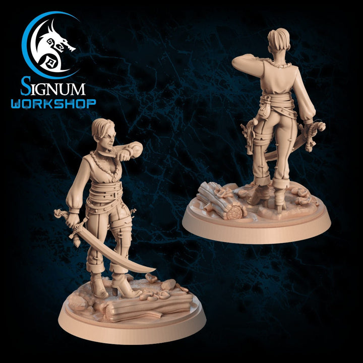 Nastya the cheeky Robber | Fantasy Resin Miniature | DnD Miniatures | Tabletop Games | RPG |  Signum Workshop