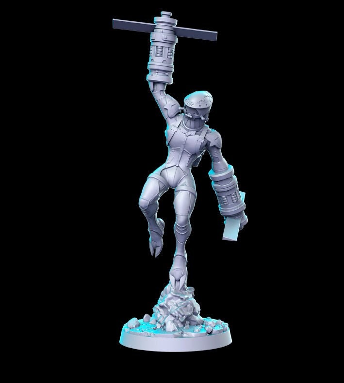 Helitrooper | Sci-Fi Miniature | Fantasy Miniature | DnD Miniature | RPG | Tabletop Game | Pathfinder | RN Estudio