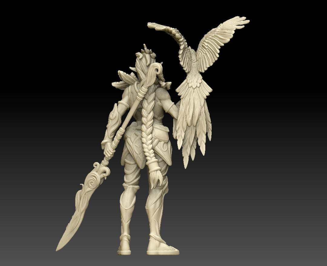 Eladrin - Summer | Fantasy Resin Miniature | DnD Miniature | RPG | Tabletop Game | Printed Obsession