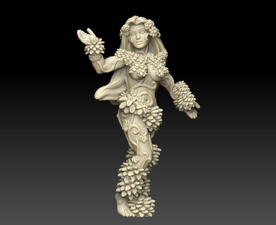 Dryad_A | Fantasy Resin Miniature | DnD Miniature | Tabletop Game | RPG | Brayan Nafarrate