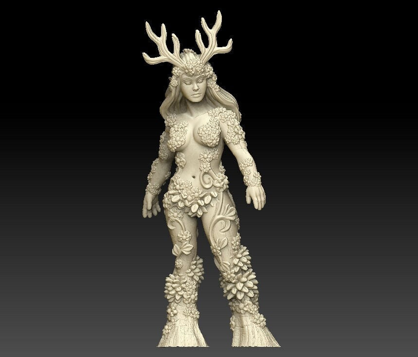 Dryad B | Fantasy Resin Miniature | DnD Miniature | Tabletop Game | RPG | Brayan Nafarrate