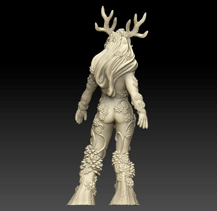 Dryad B | Fantasy Resin Miniature | DnD Miniature | Tabletop Game | RPG | Brayan Nafarrate
