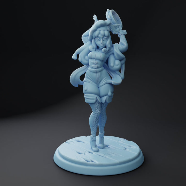 Jigelle - Plasmoid Bard | 32mm or 75mm Fantasy Miniature | DnD Miniature | Twin Goddess