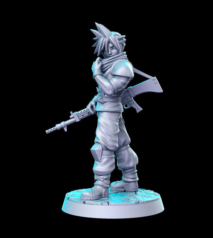 Cloud Crisis Core | Sci-Fi Miniature | Fantasy Miniature | DnD Miniature | RPG | Tabletop Game | Pathfinder | RN Estudio