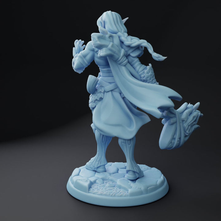 Phaeden, the Elven Oath of Ancients Paladin | Fantasy Miniature | DnD Miniature | Twin Goddess