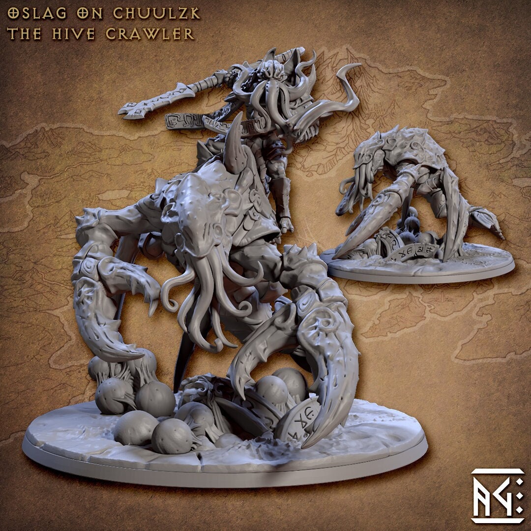 Chuulzk the Hive Crawler | Fantasy Miniature | DnD Miniature | RPG | Tabletop Game | Artisan Guild