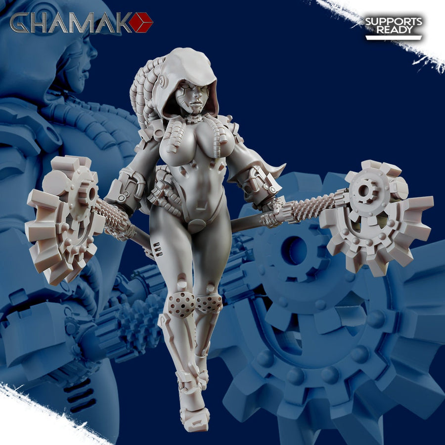 CoM Pinup | Sci-Fi Miniature | Fantasy Miniature | DnD Miniature | RPG | Tabletop Game | Pathfinder | Ghamak