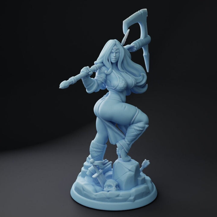 Thitania the Beheader | 32mm, 54mm 75mm Fantasy Miniature | DnD Miniature | Twin Goddess