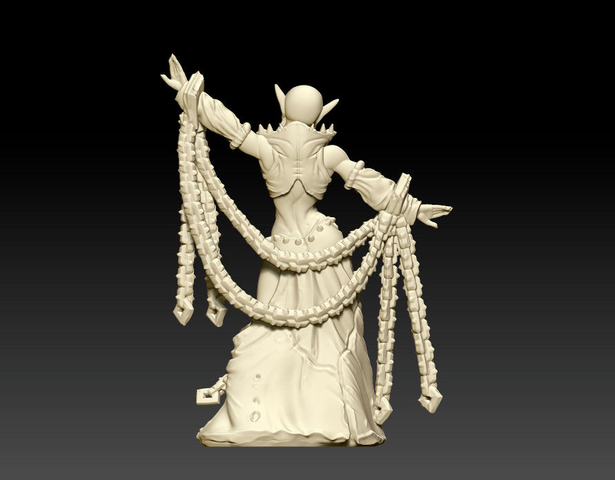 Shadow Dancer | Fantasy Resin Miniature | DnD Miniature | RPG | Tabletop Game | Printed Obsession